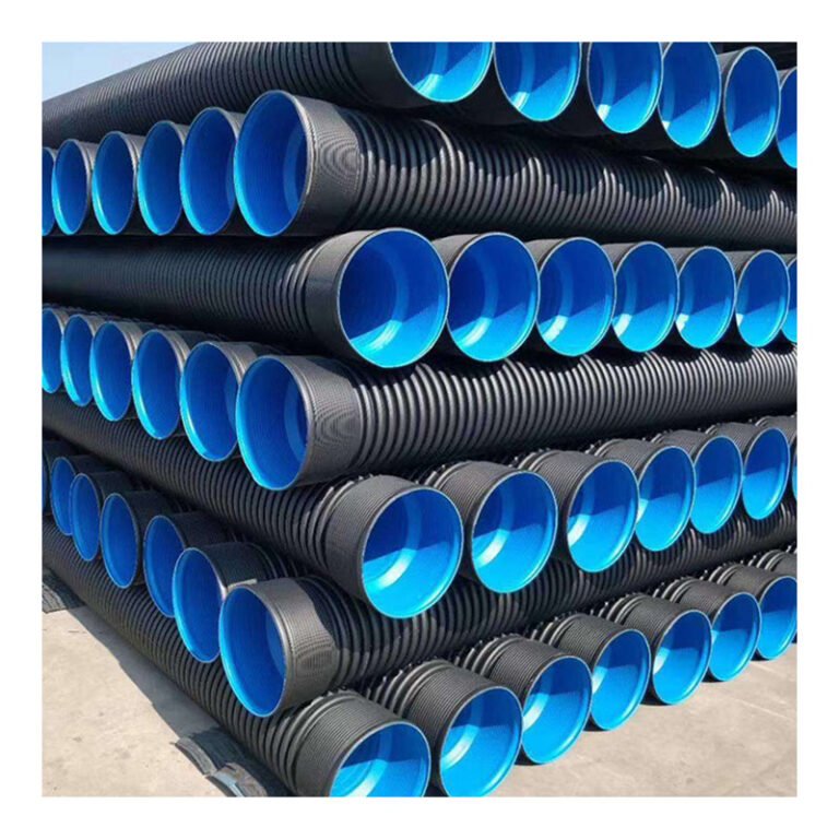 Real Shot of Double-Wall Corrugated Pipe – LEYUAN