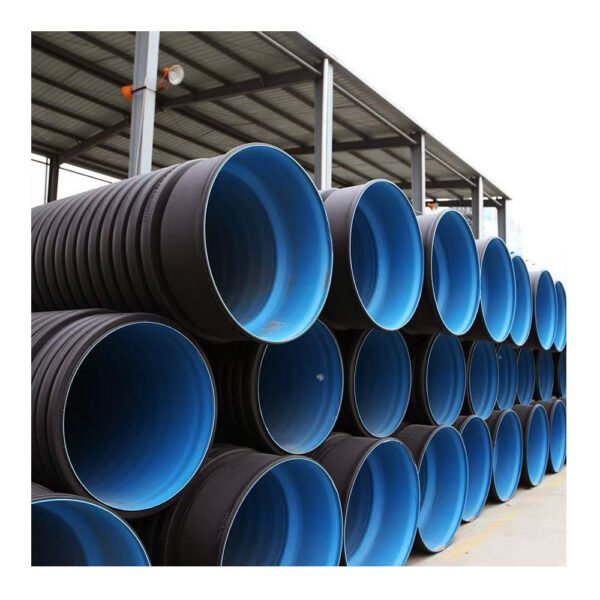 Real Shot of Double-Wall Corrugated Pipe – LEYUAN