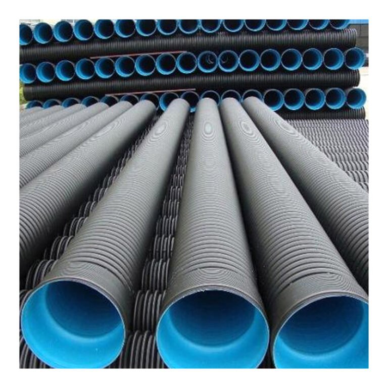 Real Shot of Double-Wall Corrugated Pipe – LEYUAN